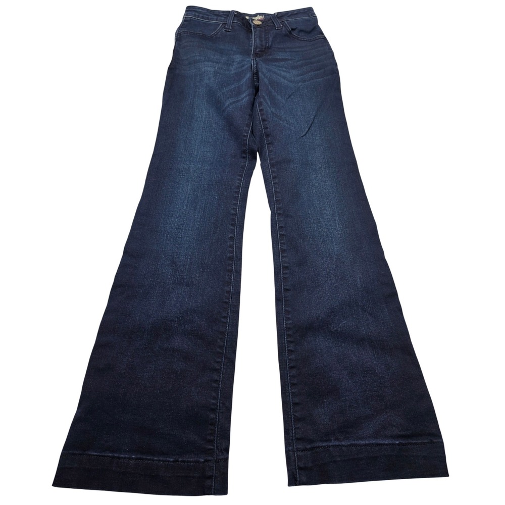 Wrangler Retro High Rise Flare Jeans Dark Wash 09MWWAB 00x34
